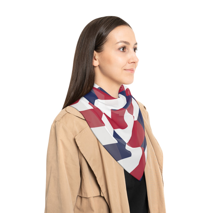 Patriotic Abstract - Poly Scarf