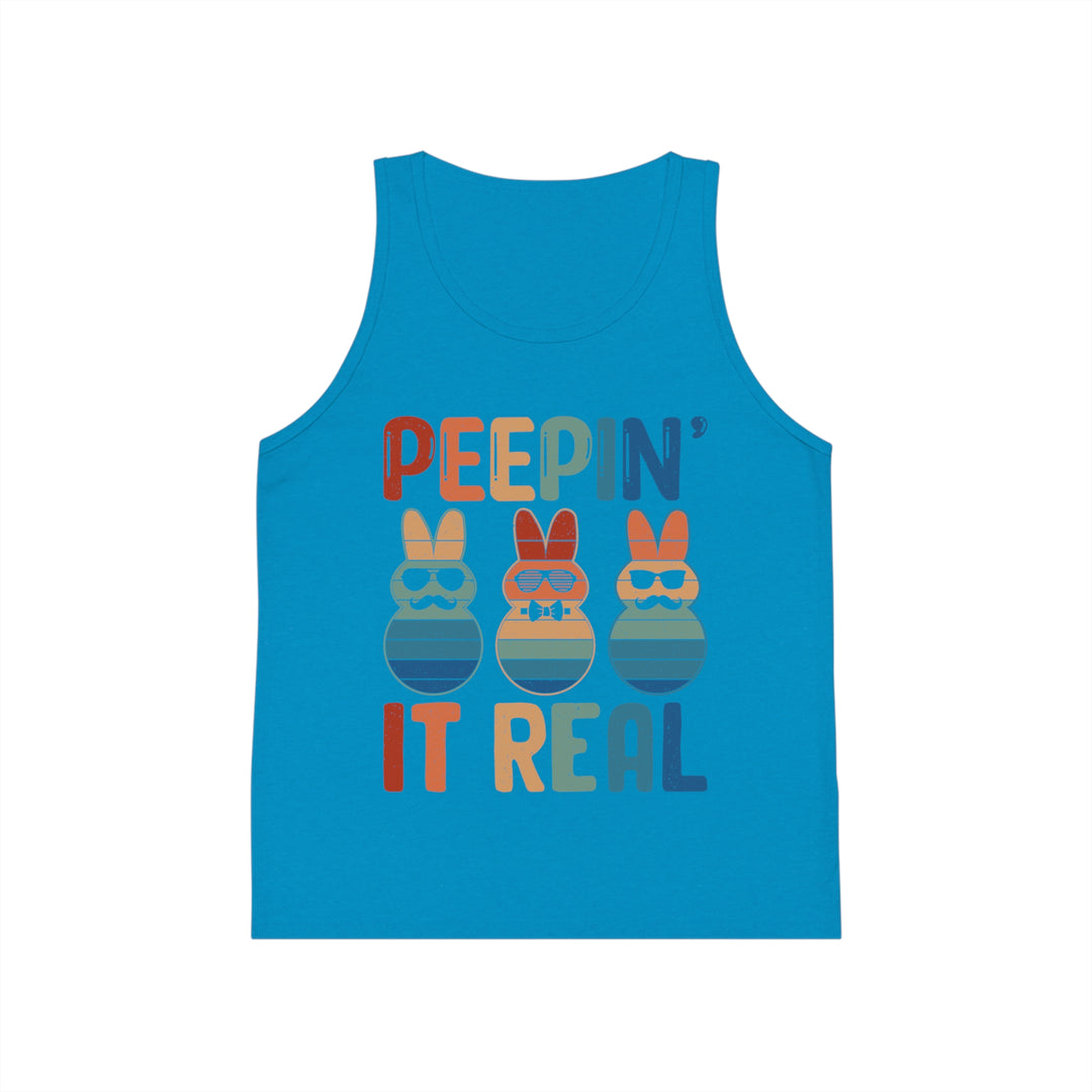 Peepin It Real - Kid's Jersey Tank Top
