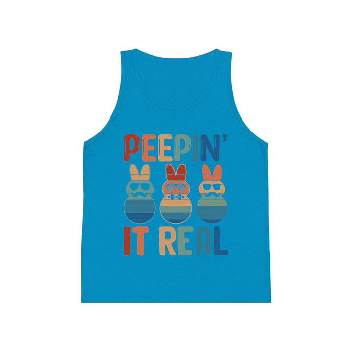 Peepin It Real - Kid's Jersey Tank Top