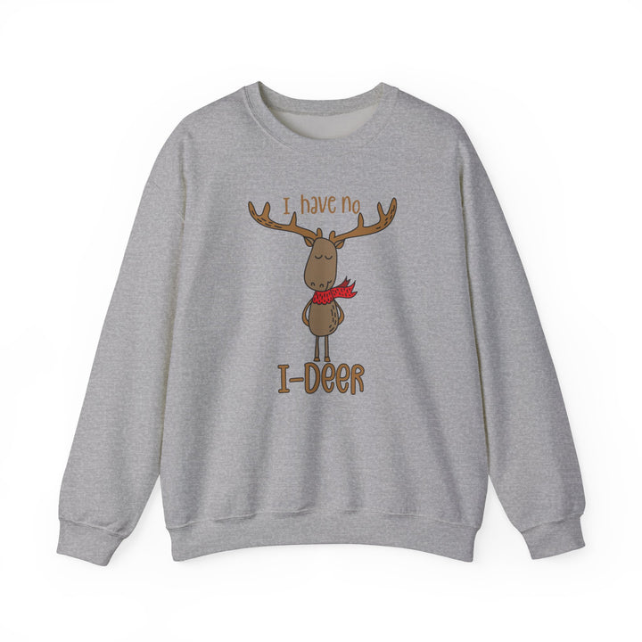 I Have No I-Deer - Unisex Heavy Blend™ Crewneck Sweatshirt