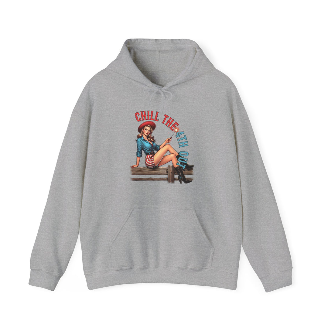 Chill The 4th Out - Unisex Heavy Blend™ Hooded Sweatshirt