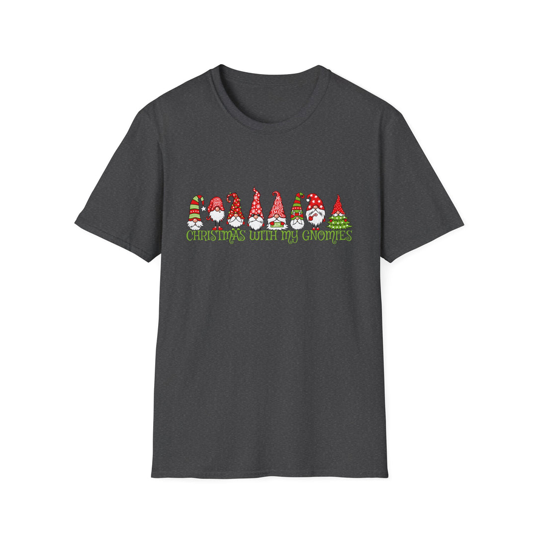 Christmas With My Gnomies - Unisex Softstyle T-Shirt
