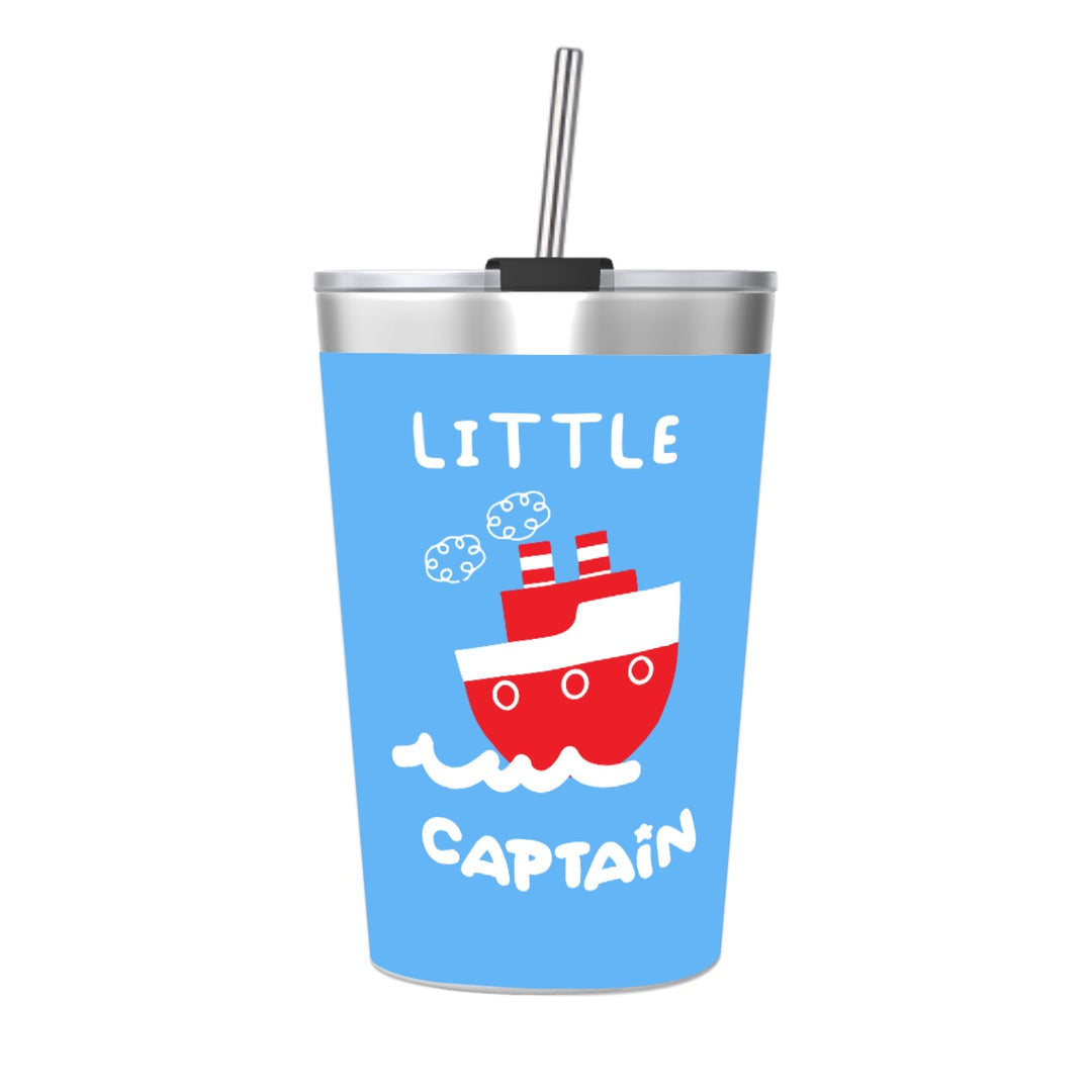 Little Captain - Stainless Steel Water Bottle With Straw
