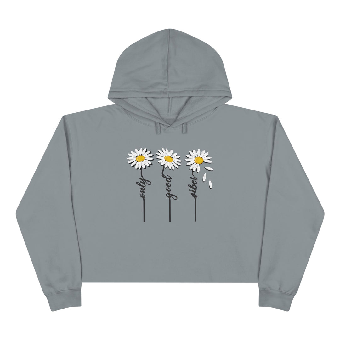 Only Good Vibes - Crop Hoodie