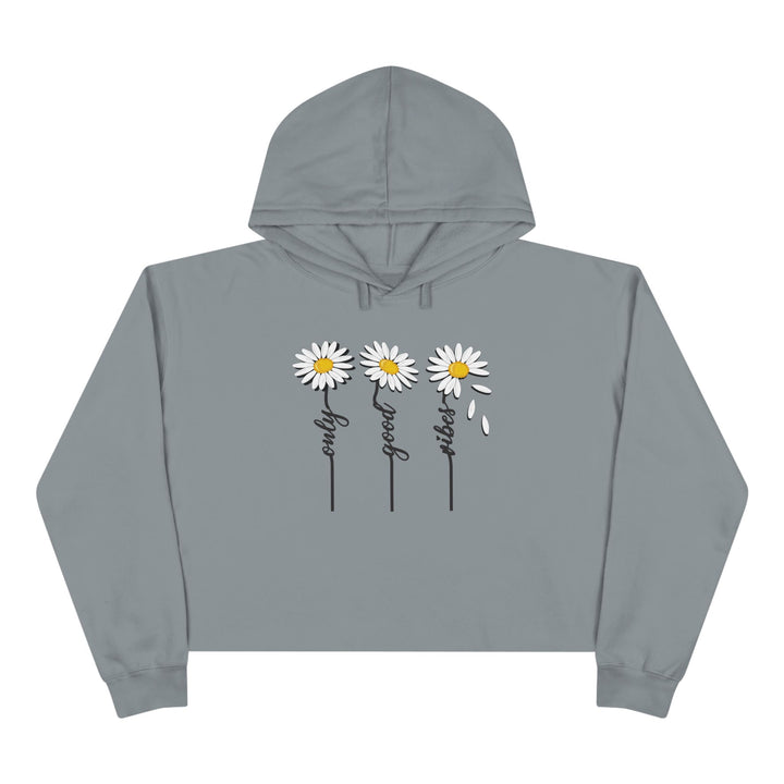 Only Good Vibes - Crop Hoodie
