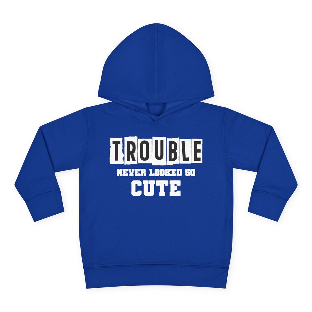 Trouble Never Looked So Cute - Toddler Pullover Fleece Hoodie