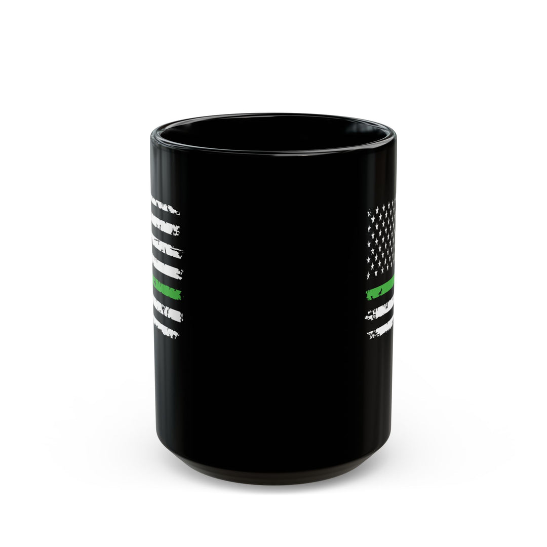 Green Line Flag - Black Mug (11oz, 15oz)