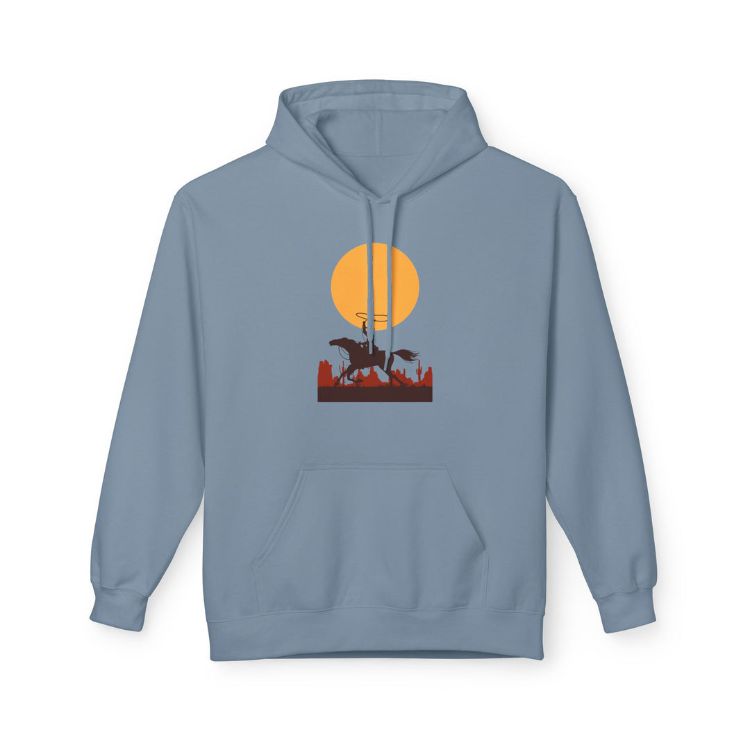 Roping The Moon - Unisex Midweight Softstyle Fleece Hoodie