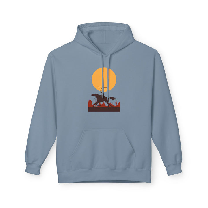Roping The Moon - Unisex Midweight Softstyle Fleece Hoodie
