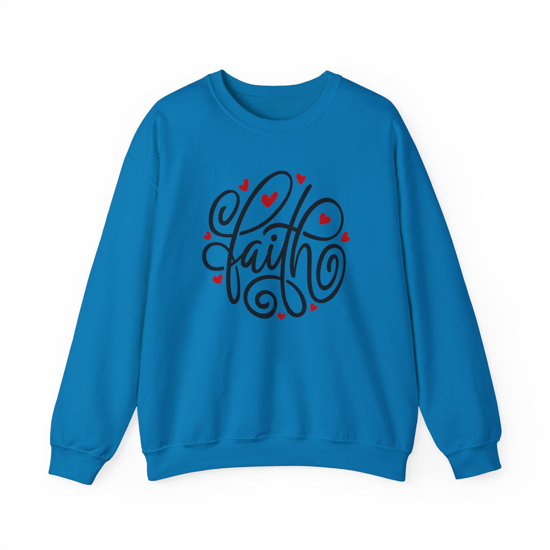 Faith Hearts - Unisex Heavy Blend™ Crewneck Sweatshirt