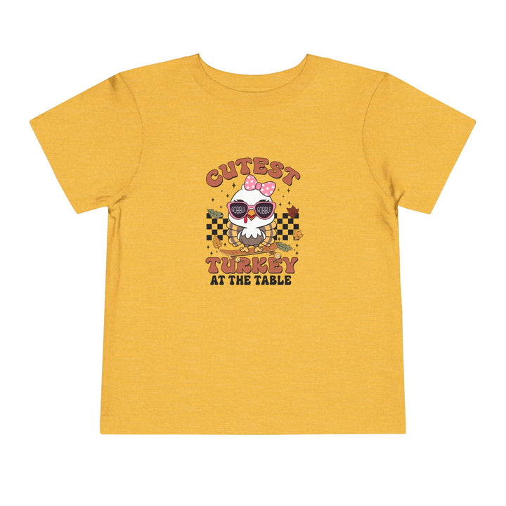 Cutest Turkey Girls -Toddler Short Sleeve Tee
