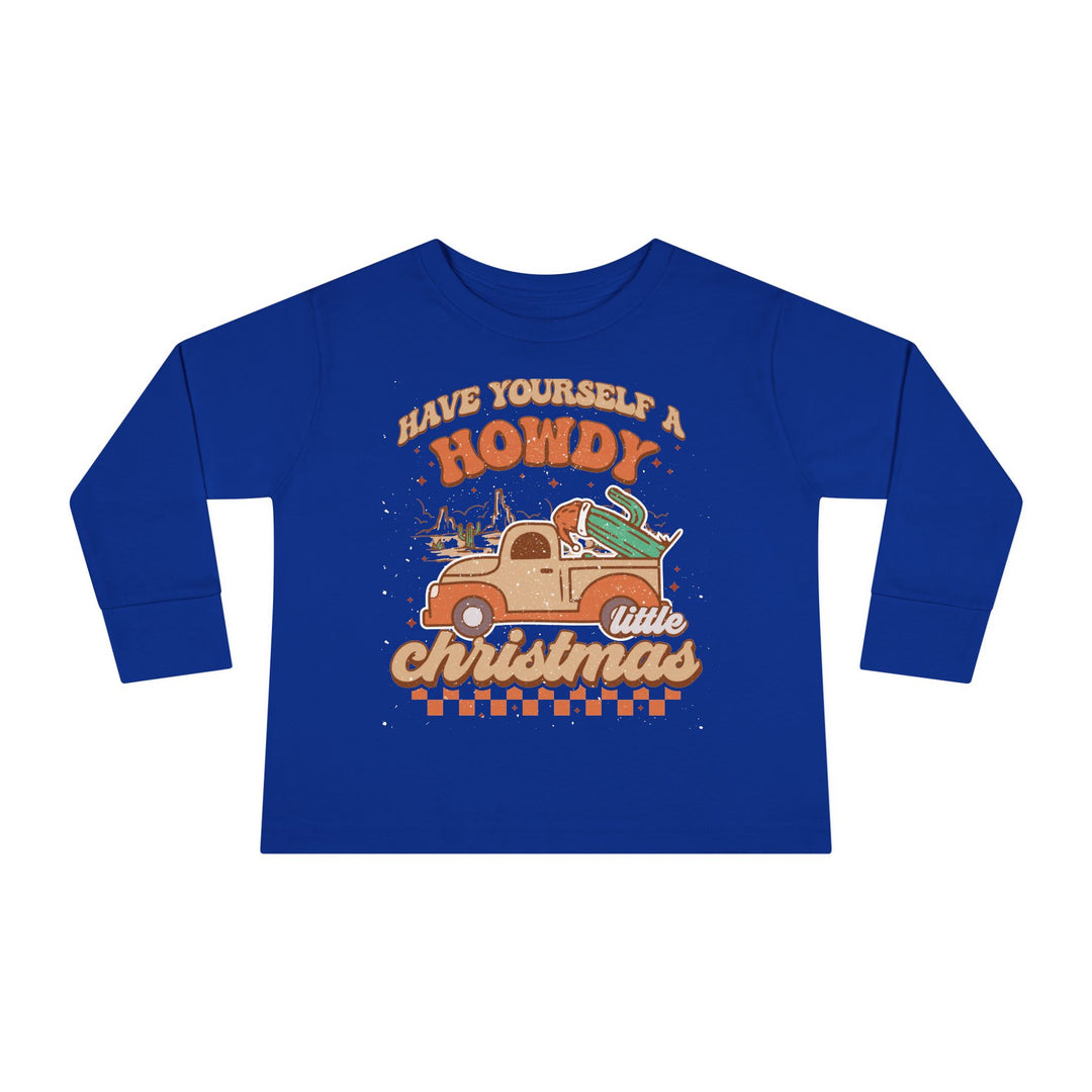 Howdy Christmas - Toddler Long Sleeve Tee