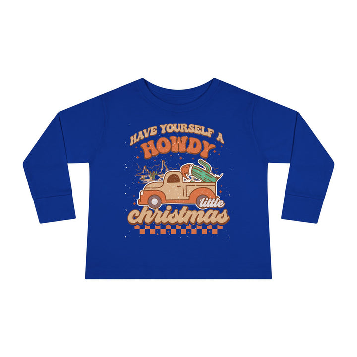 Howdy Christmas - Toddler Long Sleeve Tee