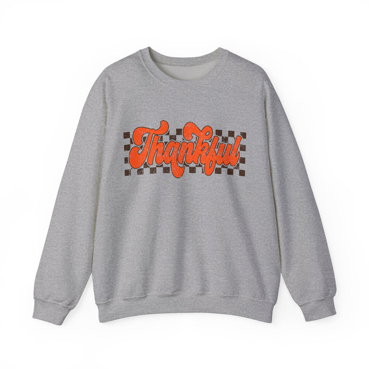 Retro Thankful - Unisex Heavy Blend™ Crewneck Sweatshirt