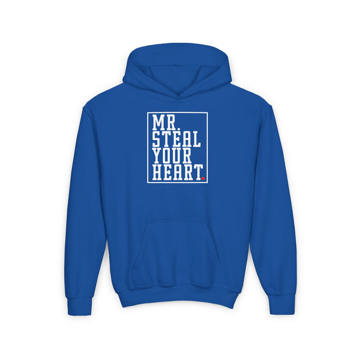Mr. Steal Your Heart - Youth Heavy Blend Hooded Sweatshirt