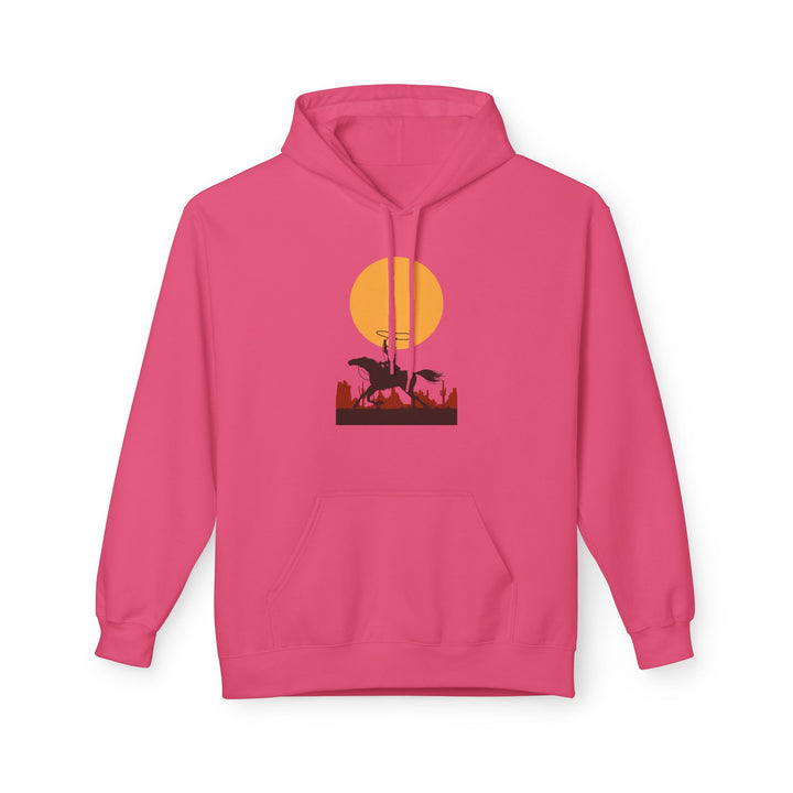 Roping The Moon - Unisex Midweight Softstyle Fleece Hoodie