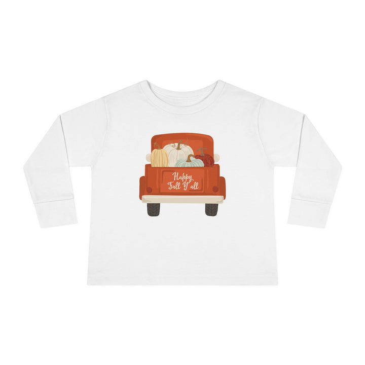 Happy Fall Y'All - Toddler Long Sleeve Tee