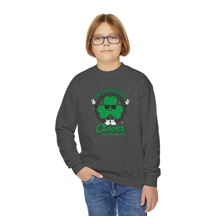 Coolest Clover - Youth Crewneck Sweatshirt