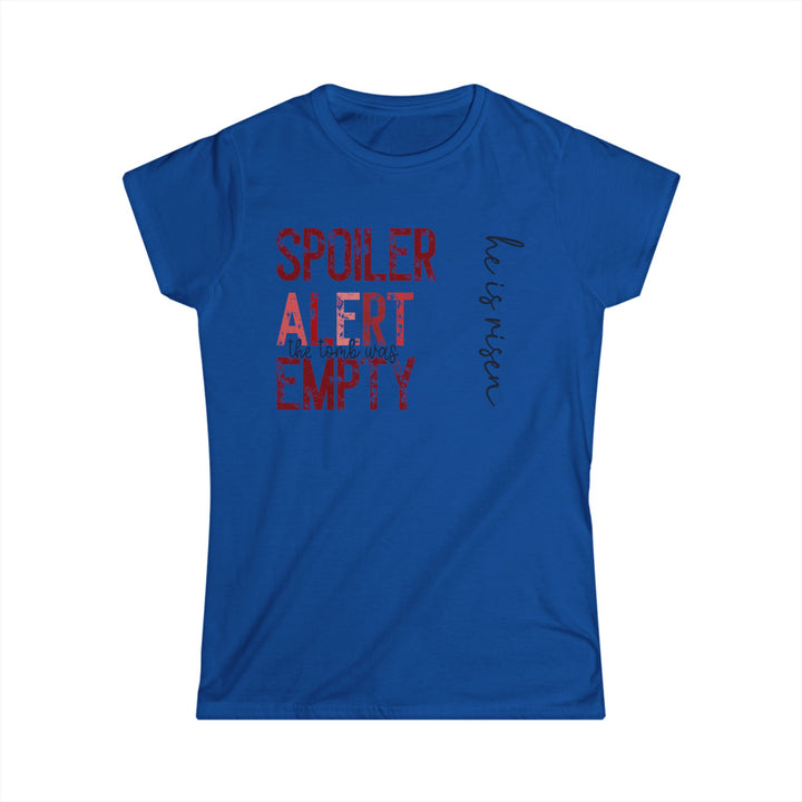 Spoiler Alert - Women's Softstyle Tee