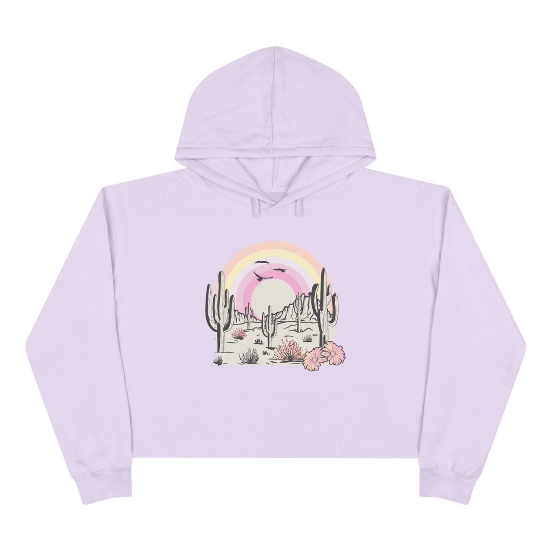 Desert Rainbow - Crop Hoodie
