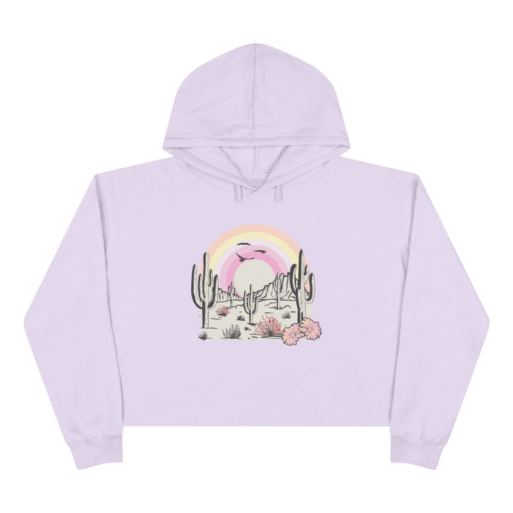 Desert Rainbow - Crop Hoodie