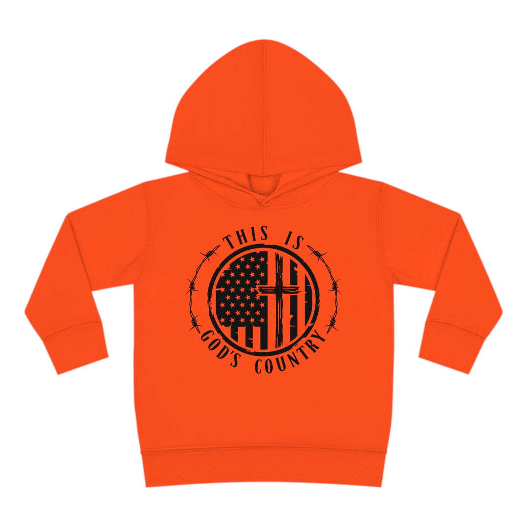 Gods Country - Toddler Pullover Fleece Hoodie
