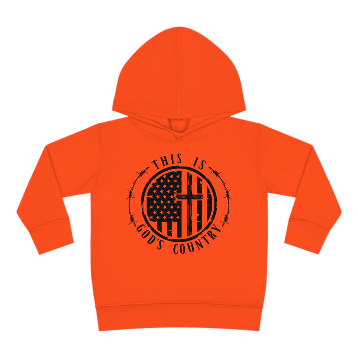 Gods Country - Toddler Pullover Fleece Hoodie