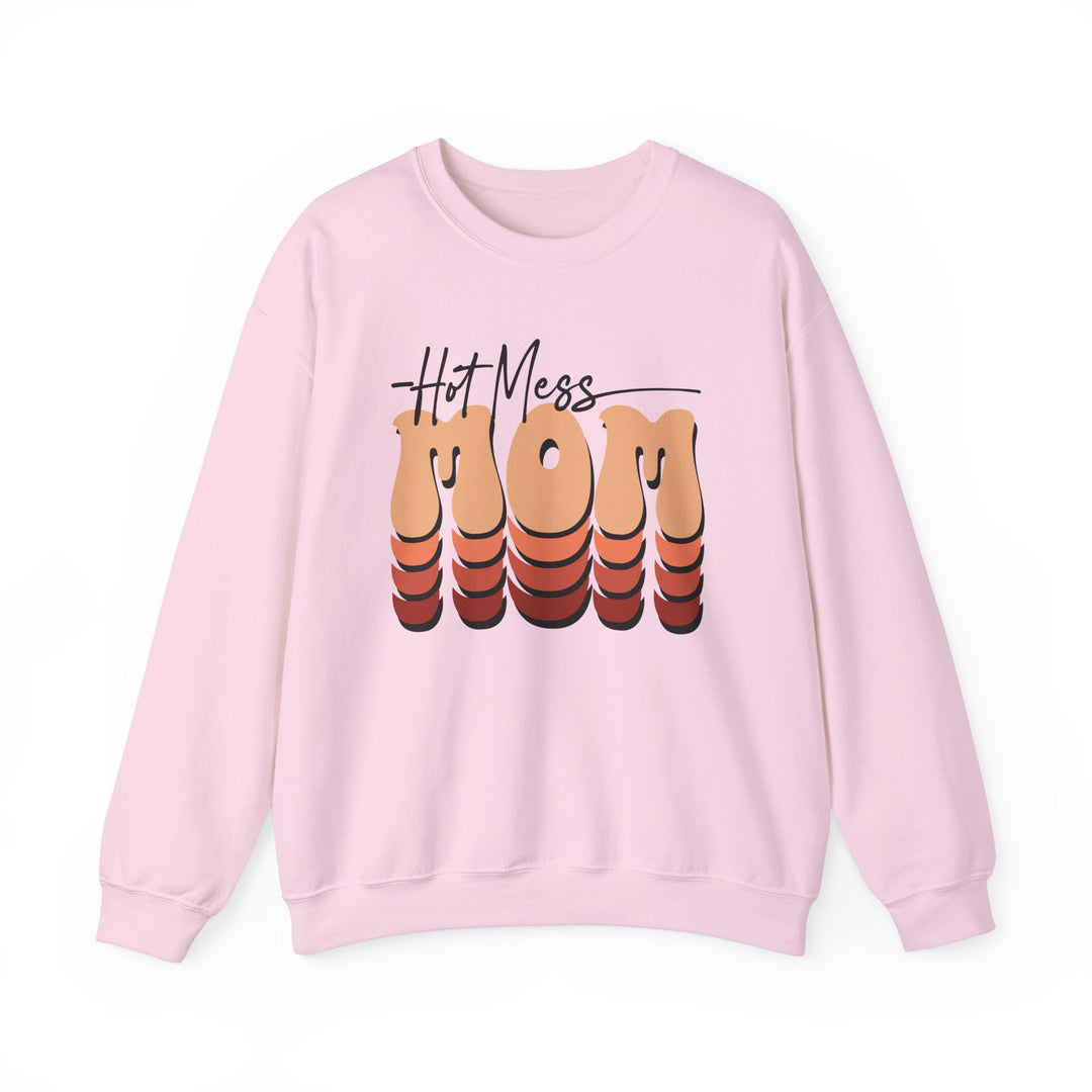 Hot Mess Mom - Unisex Heavy Blend™ Crewneck Sweatshirt