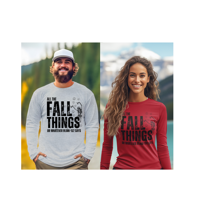 All The Fall Things - Unisex Lightweight Long Sleeve Tee