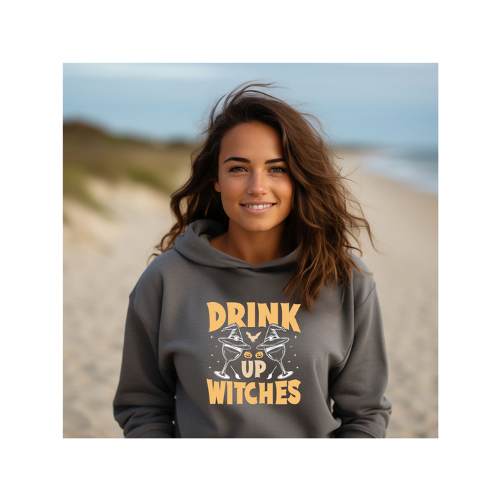 Drink Up Witches - Unisex Midweight Softstyle Fleece Hoodie