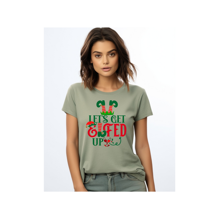Let's Get Elfed Up - Unisex Softstyle T-Shirt