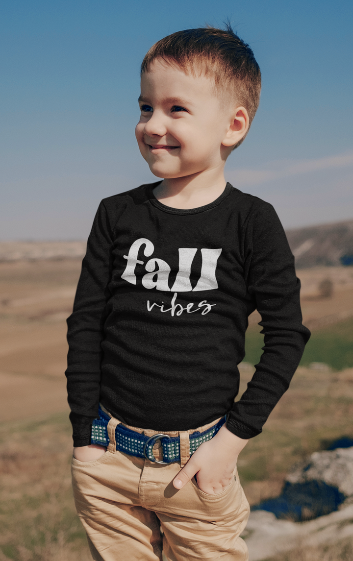 Fall Vibes - Toddler Long Sleeve Tee