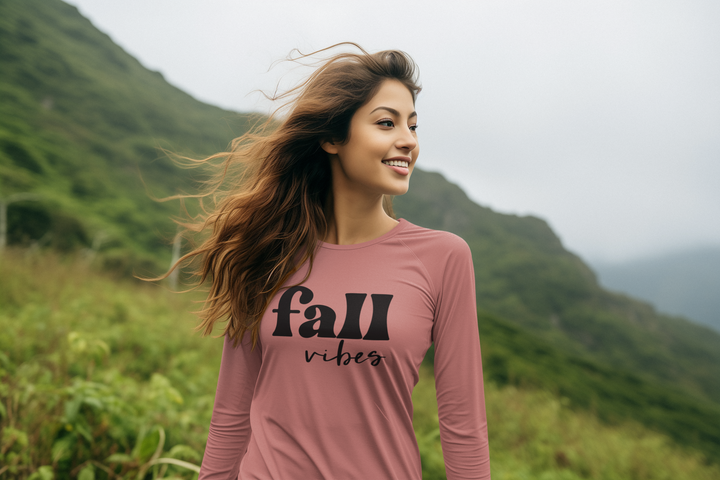 Fall Vibes - Unisex Lightweight Long Sleeve Tee
