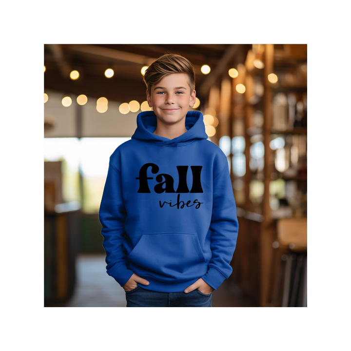 Fall Vibes - Youth Heavy Blend Hooded Sweatshirt