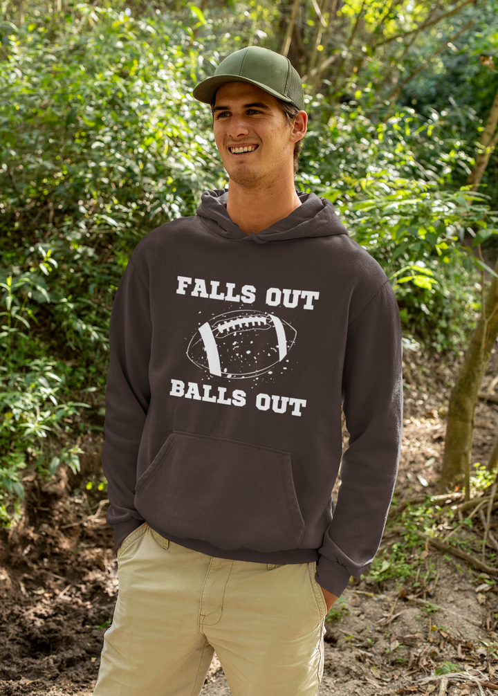 Falls Out Balls Out - Unisex Heavy Blend™ Hooded Sweatshirt