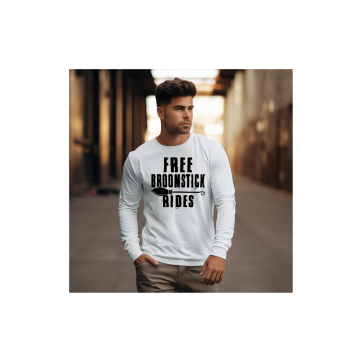 Free Broomstick Ride - Heavyweight long-sleeve shirt