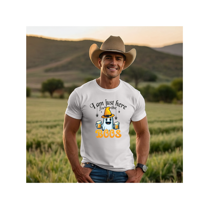I'm Just Here For The Boos - Men's Fitted Short Sleeve T-shirt