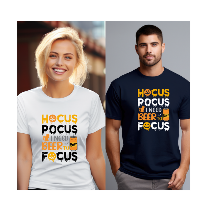 Hocus Pocus I Need A Beer To Focus - Unisex Ultra Cotton® Tall T-Shirt