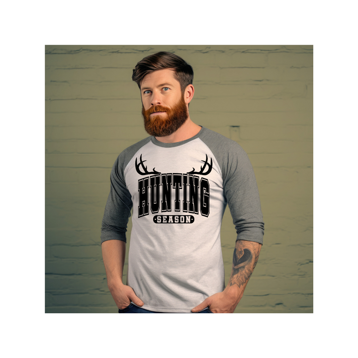 Hunting Season - 3/4 sleeve raglan shirt