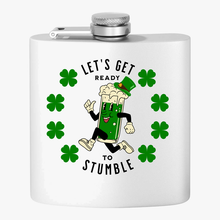 Get Ready To Stumble - Stainless Steel Flask, 6oz