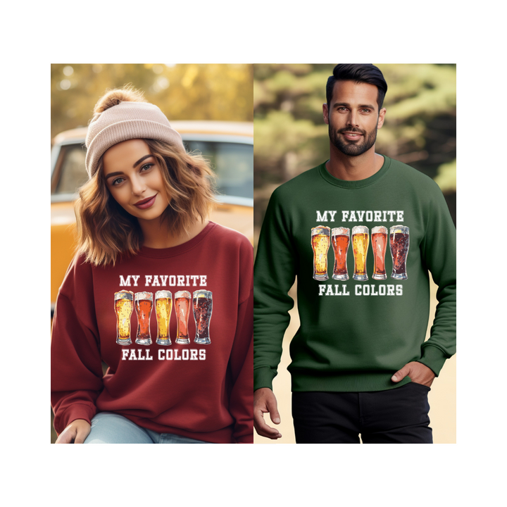 Favorite Fall Colors - Unisex Heavy Blend™ Crewneck Sweatshirt
