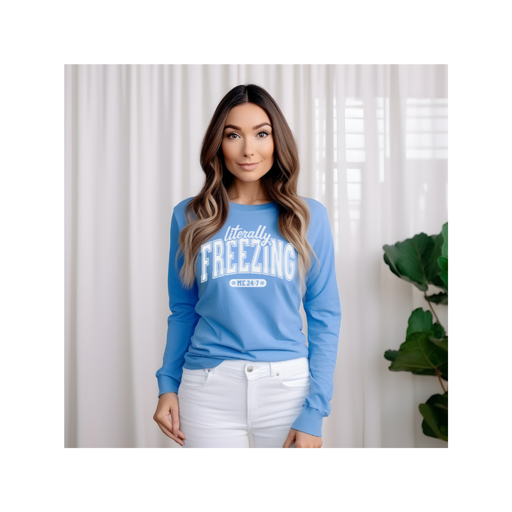 Literally Freezing - Unisex Lightweight Long Sleeve Tee