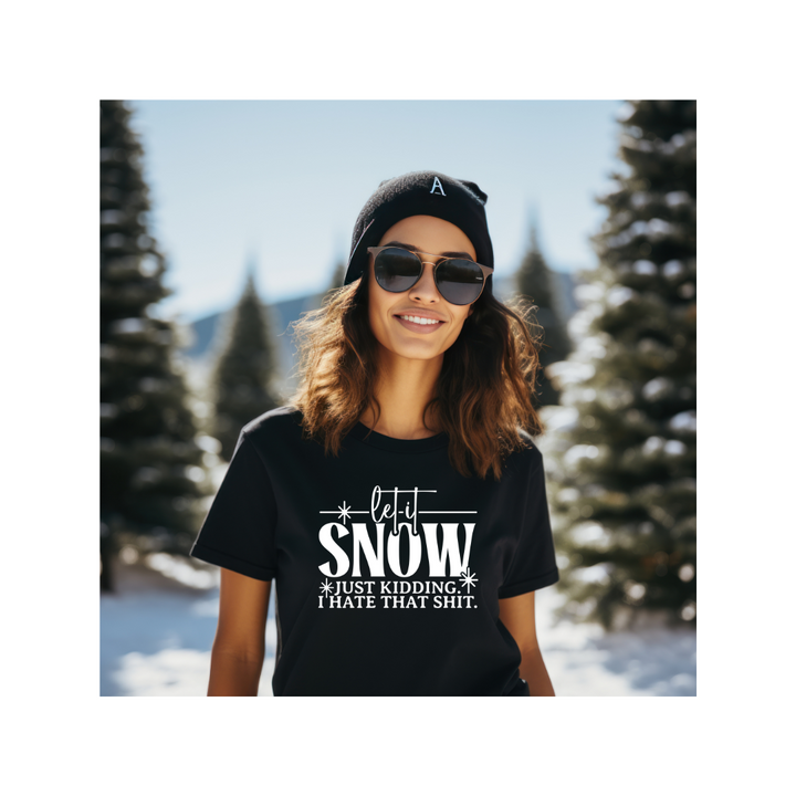 Let It Snow - Women's Softstyle Tee