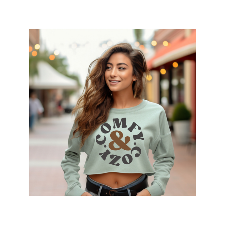 Comfy & Cozy - Crop Sweatshirt