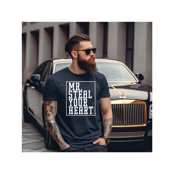 Mr. Steal Your Heart - Mens Fitted Short Sleeve T-shirt