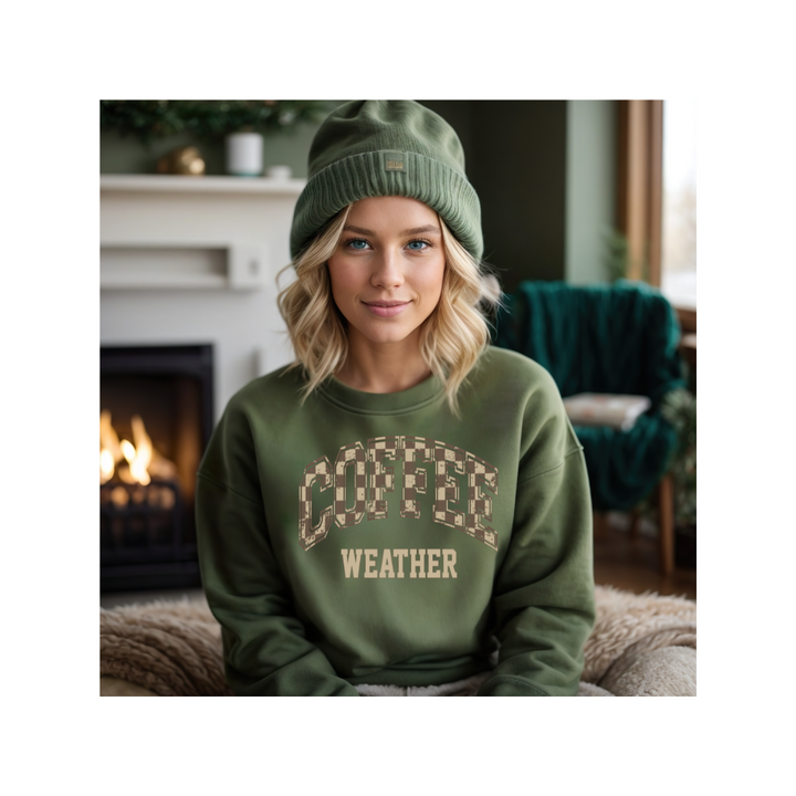 Coffee Weather - Unisex Heavy Blend™ Crewneck Sweatshirt
