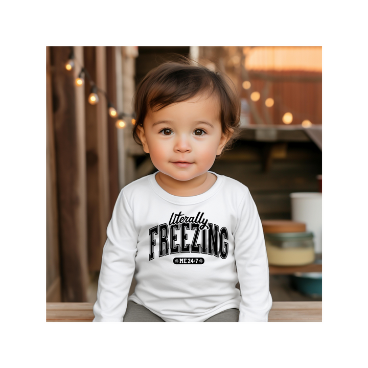 Literally Freezing - Toddler Long Sleeve Tee