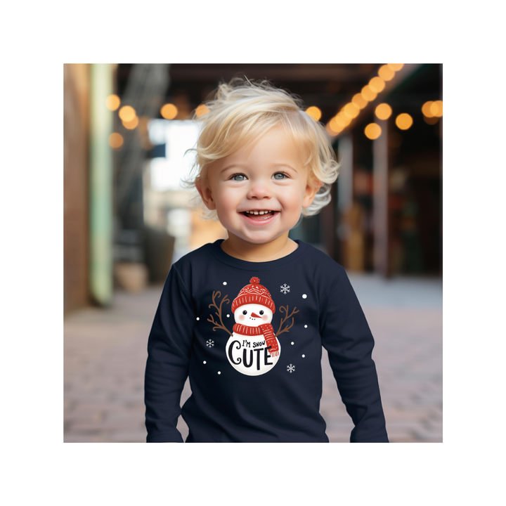 Snow Cute - Toddler Long Sleeve Tee