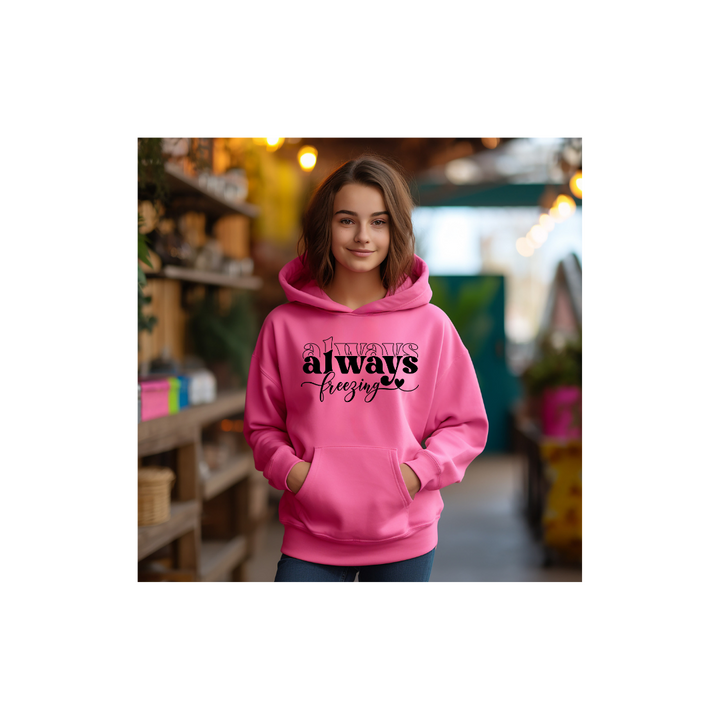 Always Freezing - Youth Heavy Blend Hooded Sweatshirt