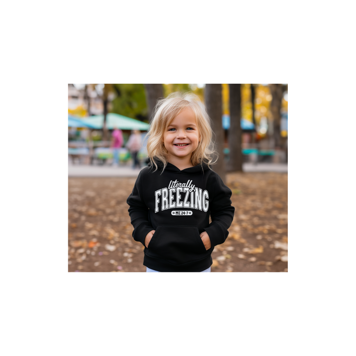 Literally Freezing - Toddler Pullover Fleece Hoodie